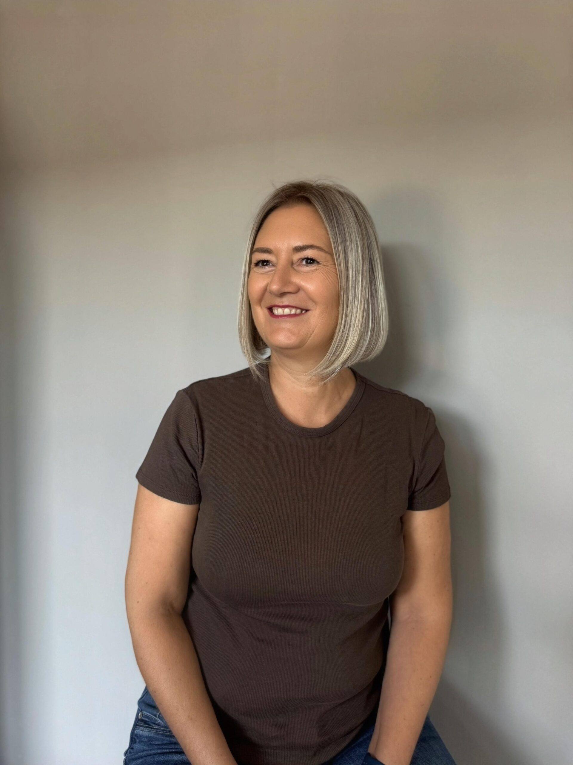 Heike lächelnd